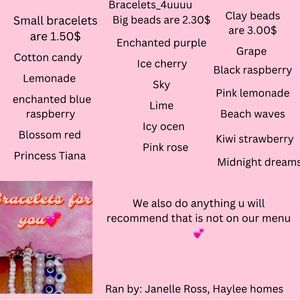 If u want to buy a bracelet let me know!!